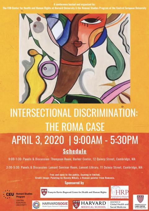Poster artwork by Renata Mihaly, a Romani painter from Romania. Renata is a student at the Art and Design University, Fashion Design in Cluj Napoca. For more information, please contact Renata Mihaly at mihaly_renata@yahoo.com.